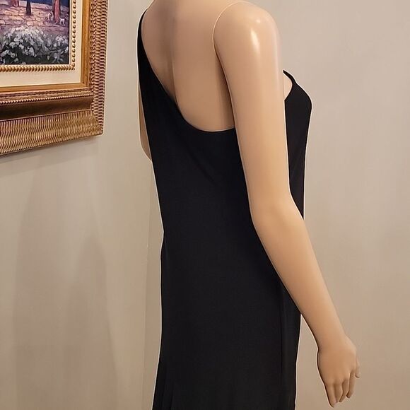 Black one shoulder dress size 8 American Living 🖤 - Picture 4 of 7